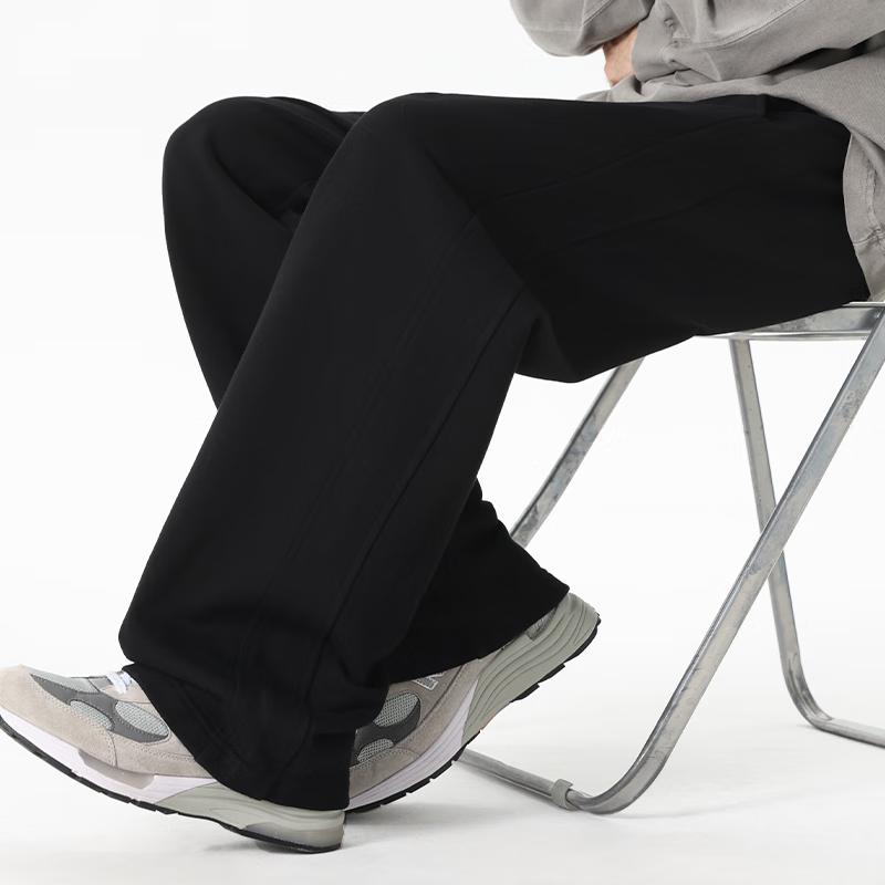 MINISO Men's Cotton Straight-Leg Casual Pants