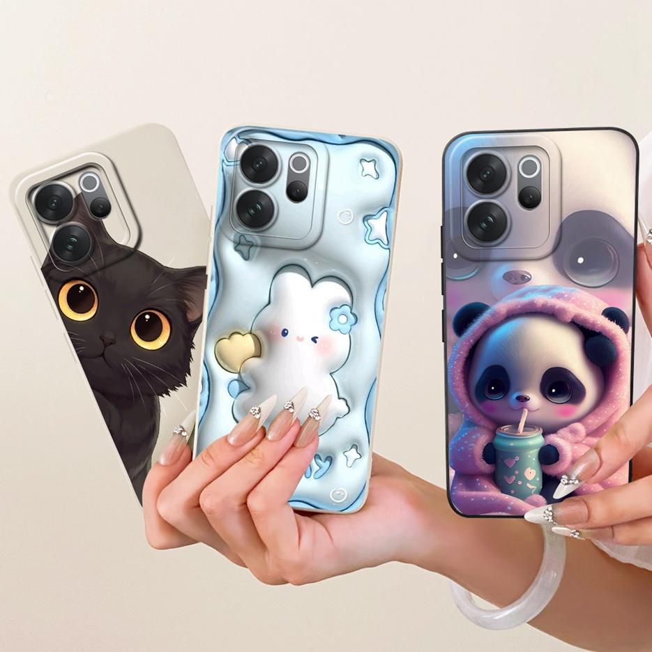 For Vivo V70 Elite Case V2548 Cute Rabbit Cartoon Cover Soft Silicone Phone Case For Vivo V70 FE V2550 V 70 Elite VivoV70 Fundas