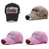 Premium Washed Cotton Baseball Hat With 3d Embroidered Letters