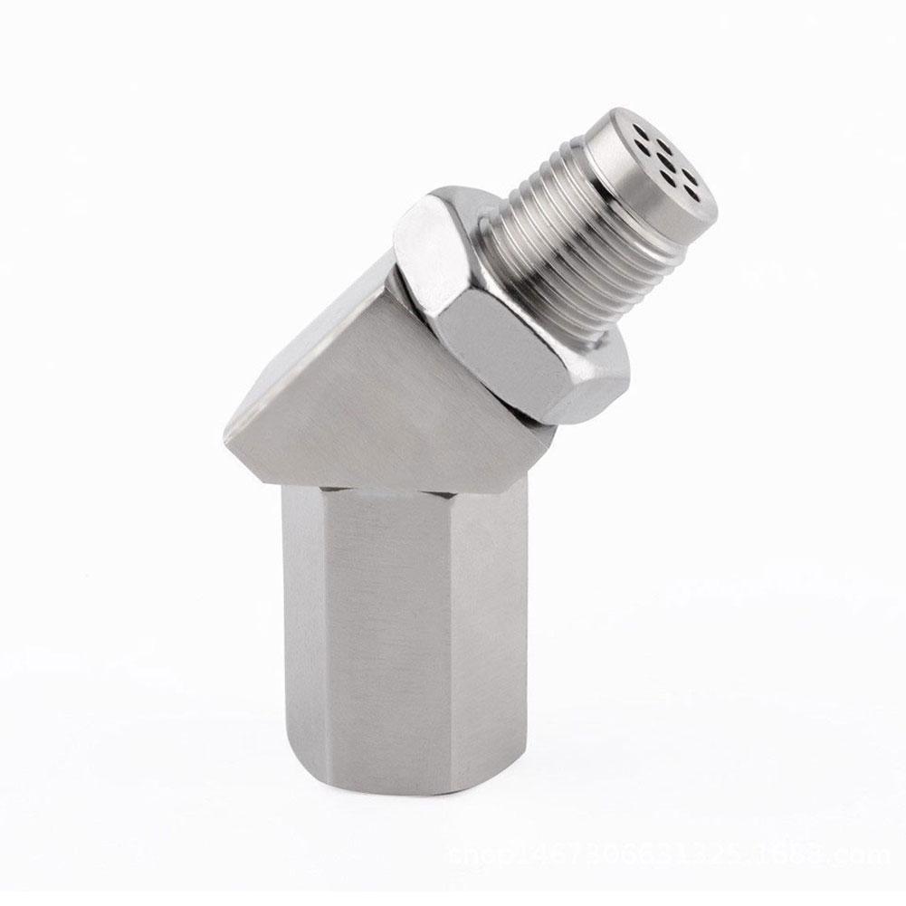 1pcs Universal Steel SS304 Check Engine Light Spacer M18X1.5 CEL Catalyst Auto Mini O I6S0