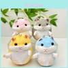 Hamtaro Plush Hamster Keychain With Soft Short Plush For Couples And Gift Giving