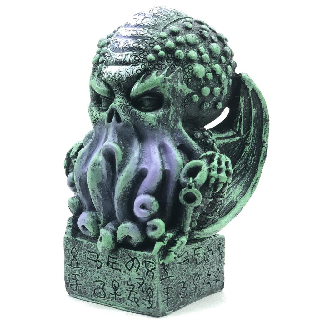 Halloween Cthulhu Mythical Resin Statue Decorative Figurine For Home Bookshelf Office Desk Gothic Fantasy Ornament