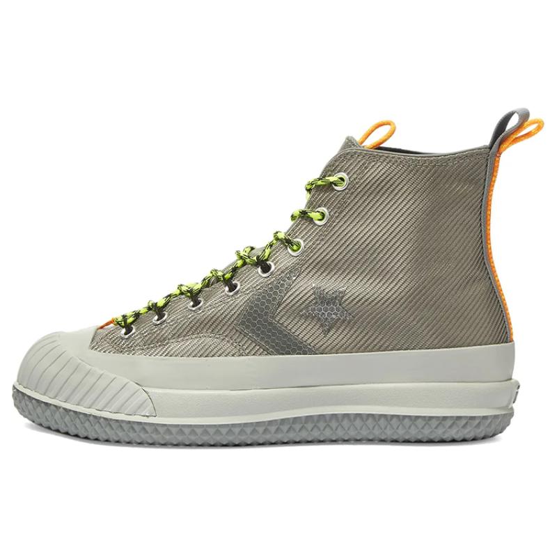 

Converse Casual and Comfortable High-Top Espadrilles Unisex Silver Grey 37