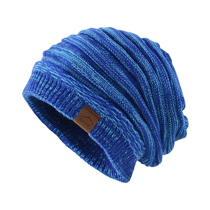 

[Flame Arc] hat men s winter knit big size knit hat Cold protection Fleece lining Fashionable lightweight cold weather hat outdoor autumn/winter knit