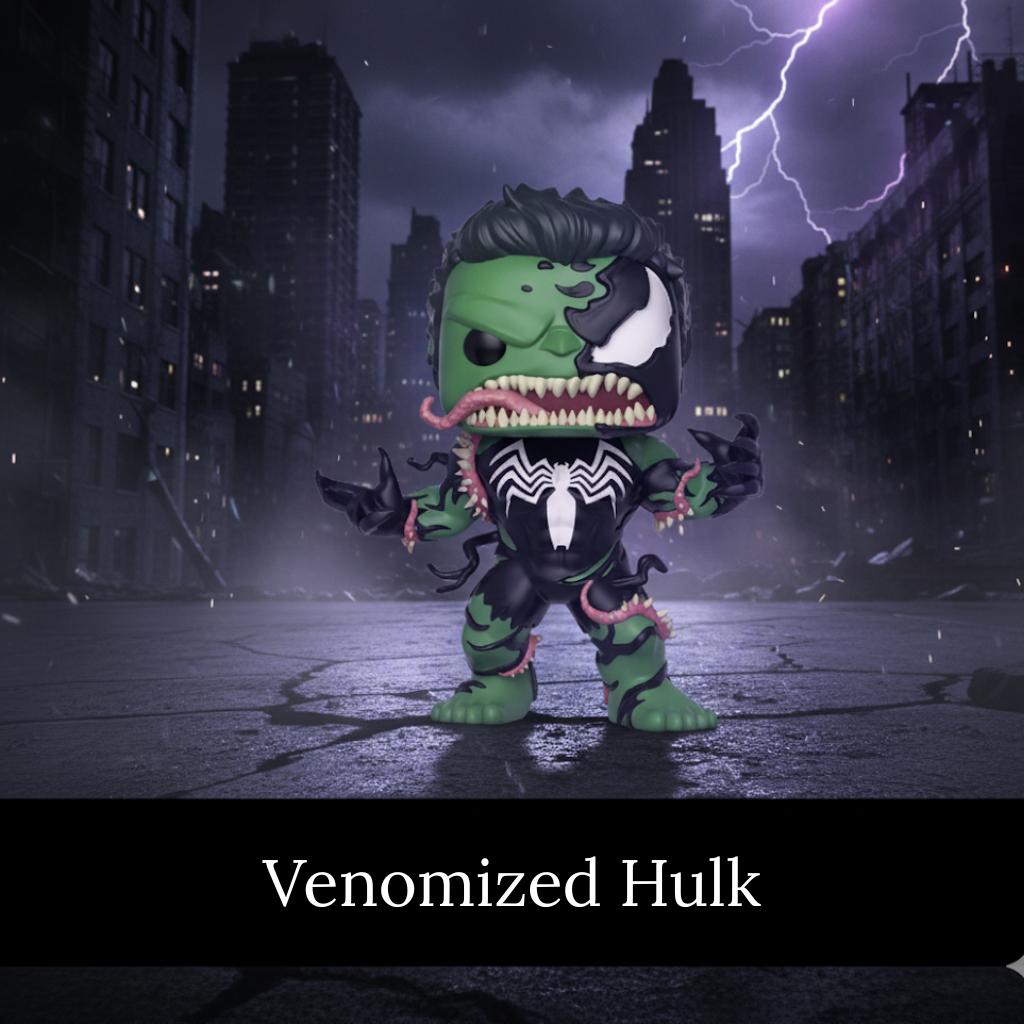 

Фігурка Funko Pop Веном Веномізований Халк Marvel Venomized Hulk Марвел 10 см 366 10