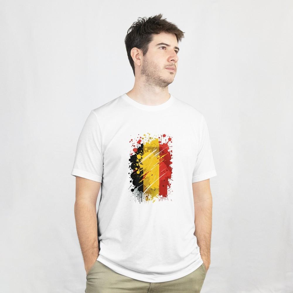 

BELGIUM Tshirt Country Nation Flag Football Fan Tee 4XL