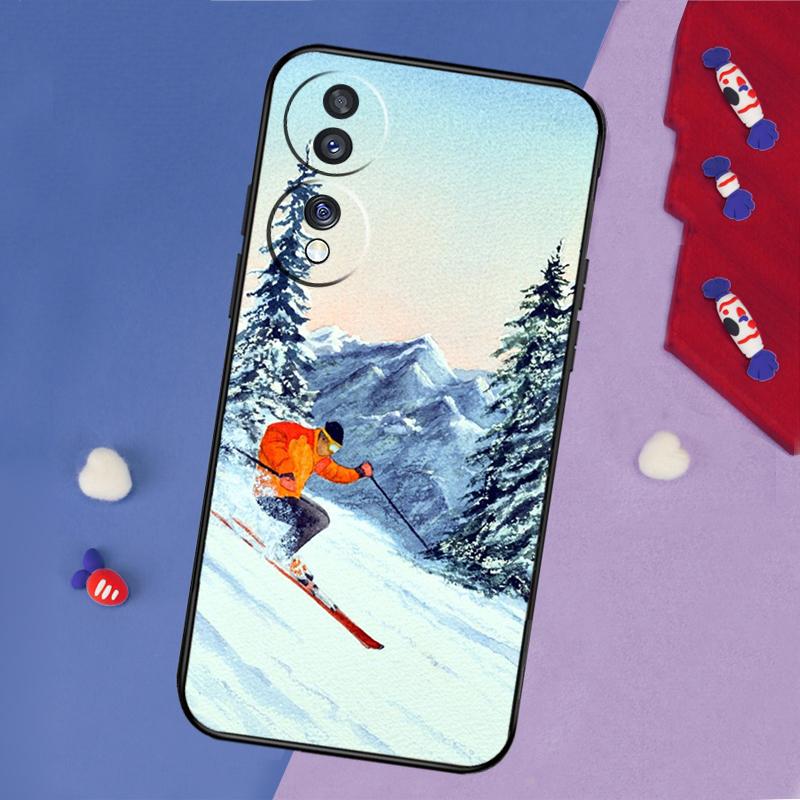 Skiing Snow Snowboard Ski Case For Honor 200 Pro 50 70 90 X8a X9a X8 X9 X8b X9c X9b Honor Magic 7 Pro 5 6 Lite Cover