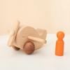 Wooden Aircraft Beech Figures Detachable Aircraft Montessori Toys  Kid Toy