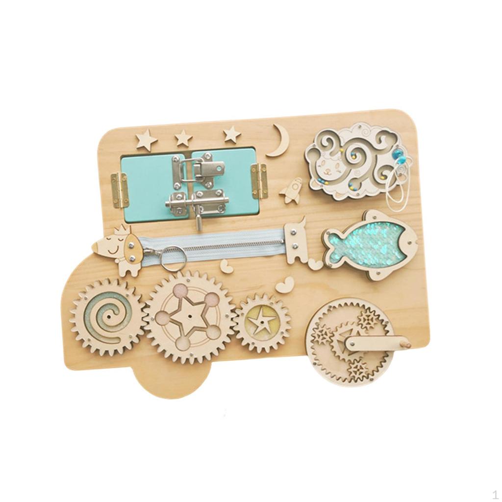Busy Board Accessories,Activity Sensory Parts, Early Education Toys for Children Preschool