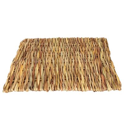 Kleintier Hamster Handgewebte Grasmatte Kaninchen Meerschweinchen Unterlage(L)
