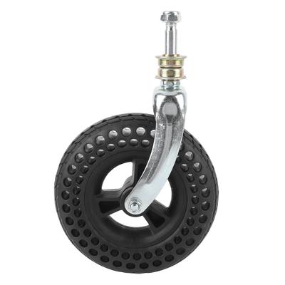 7 Inch Caster TPE Rubber Beehive Non Slip Solid Wheel Replacement for Cart Trolley Vehicles 75kg Load Capacity