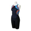 ST Graphic Half Suit N2MGD742 M Size 95 Black X Orange (Mizuno) Swimwear, Swimming, Competition, (Masters Back)