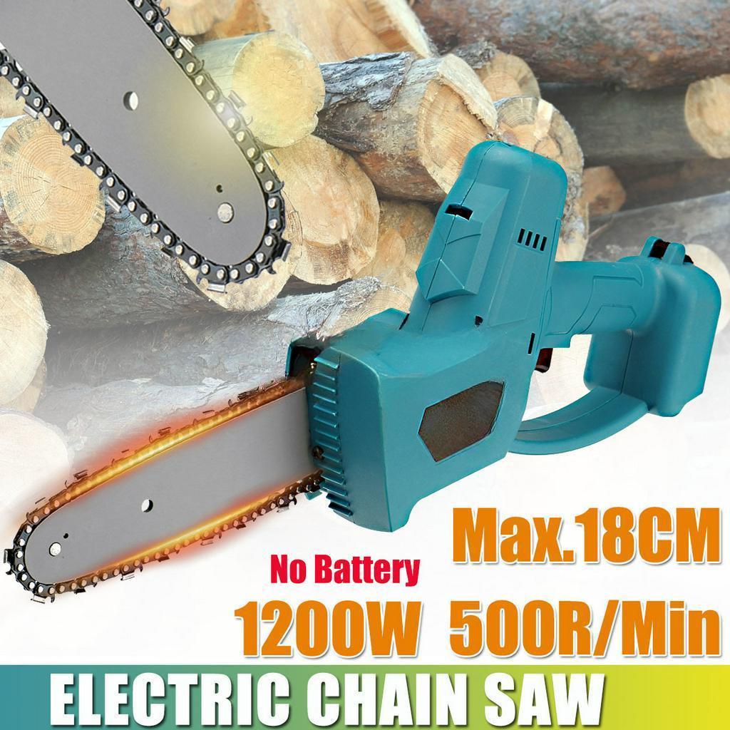 4.8m/s lectric Saw Chainsaw Wood Cutter Bracket Brushless Motor 500r/min Chain Saw Power Tool 8 inches For 18V Battery