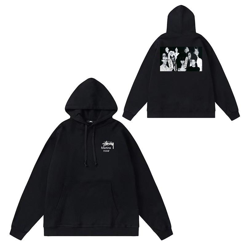 Mens Oversized Hooded Sweatshirt With Letter Print Heavyweight Cotton Winter Streetwear Style