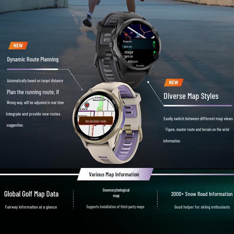 Garmin Forerunner 970 Flagship Triathlon GPS Sport Watch (CN version)