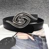 Chic Black Pu Belt For Women With Retro Style And Elegant Buckle For Jeans