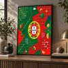Portugal Football Diamond Painting Kit 5D Full Drill DIY Diamond Mosaic Wall Art Home Decor