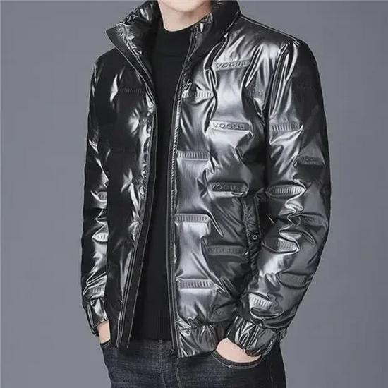 Men's 2022 Winter Short Down Cotton Jacket - Trendy, Shiny, Warm, and Thick
