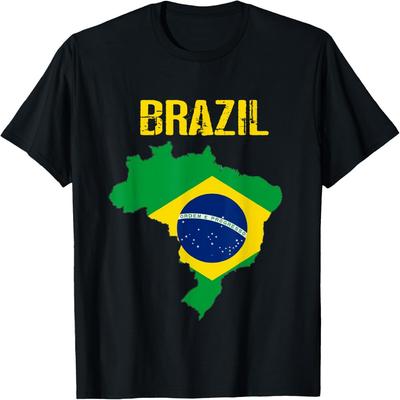 Brasilien Flagge T-Shirt, Brasilien T-Shirt, Brasilien Shirt für Damen T-Shirt