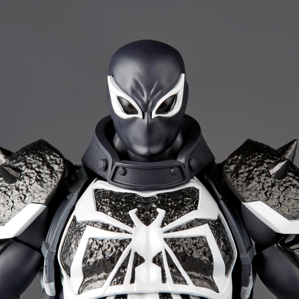 Kaiyodo Revoltech Amazing Yamaguchi Agent approximately 170mm made of and articulated NR061 Venom, tall, non-scale, PVC, ABS, POM, pre-painted,