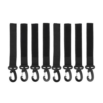 8 Stück Kajak Paddelschnallen Nylon Kunststoff Paddelhaken Riemen Tragbarer Riemenhalter für Bootspaddel
