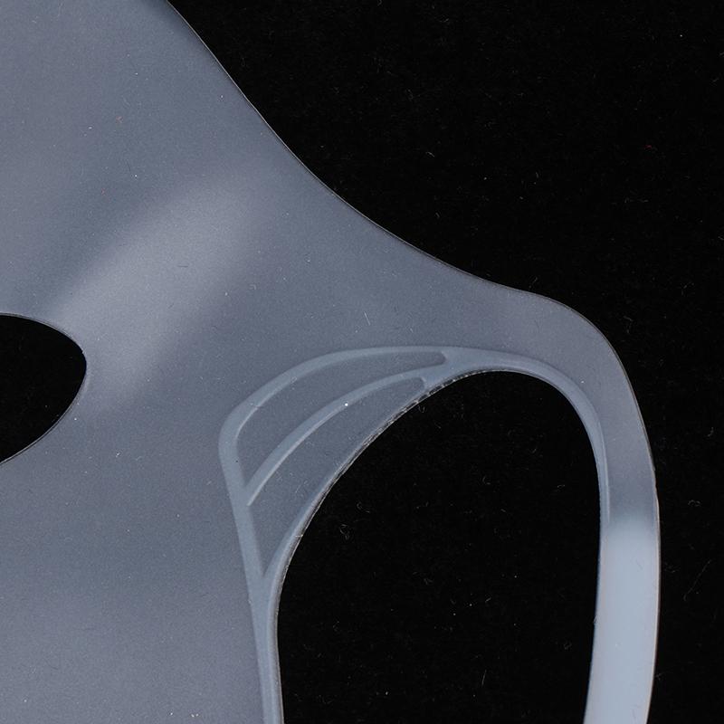 1 buc Mască de față reutilizabilă din silicon pentru îngrijirea pielii, mască tip șervețel, previne evaporarea, mască