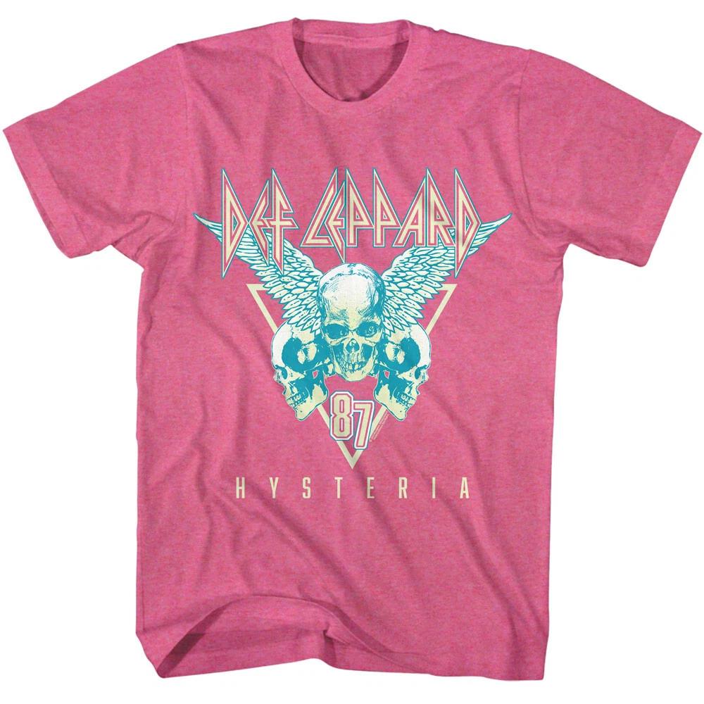 Def Leppard Hysteria 87 Skulls & Wings Men s T Shirt Band Merch S