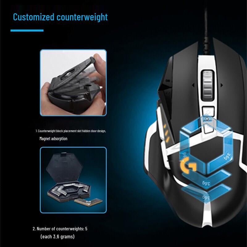 Logitech G502 HERO Wired Gaming Mouse