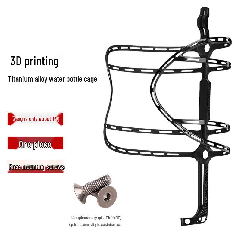 GUB T40 Ultra-light 3D Printed Titanium Bicycle Bottle Cage for Road Bikes
