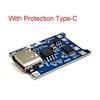 5V 1A Micro USB 18650 Type-c Lithium Battery Charging Board Charger Module+Protection Dual Functions TP4056 18650