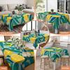 Summer Fruit Lemon Rectangle Tablecloth for Table Decor Reusable Kitchen Dining Tablecloth for Wedding Holiday Party Decor