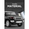 1/24 Toyota FJ Cruiser SUV Alloy Car Model Diecasts Metal Off-road Vehicles Car Model Simulation Sound Light Childrens Toys Gift