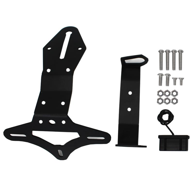 For Kawasaki Ninja ZX-10R ZX10R ZX 10R/10RR SE - Rear Registration Bracket Linse Plate Holder Frame Tail Tidy LED