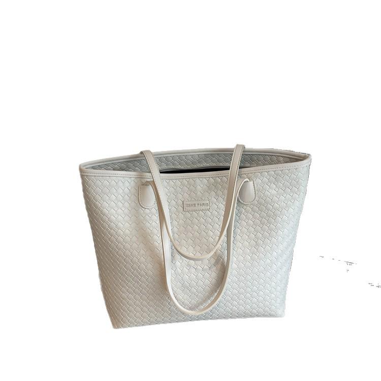 

2025 High-Capacity Women s Commuter Tote - Luxurious Texture Shoulder Handbag One Size слоновая кость