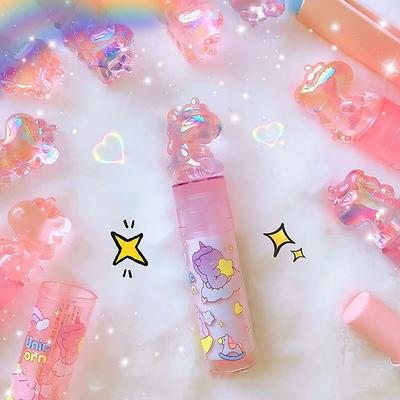 Kawaii Creative Lipstick Design Unicorns Rubber Erasers Student Correction Tool Kids School Office Supplies Stationery Gifts