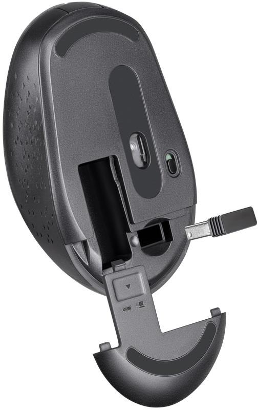 Mysz bezprzewodowa Defender AURIS MB-027 optyczna bezklikowa silent 1600dpi szara