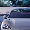 1PC Dual Wolf-themed Car Front Windshield Sticker Waterproof and Durable Vinyl Decals Truck Suv Banner Creative Decoration