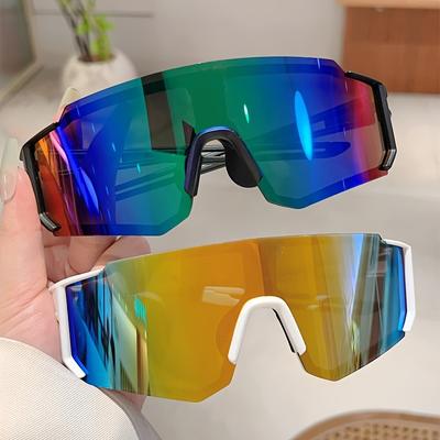 2 Pezzi Occhiali da Vista Moda Donna Montatura Grande Lenti Colorate Sfumate Montatura Leggera in Plastica Rivestimento Antiriflesso Occhiali Casual alla Moda