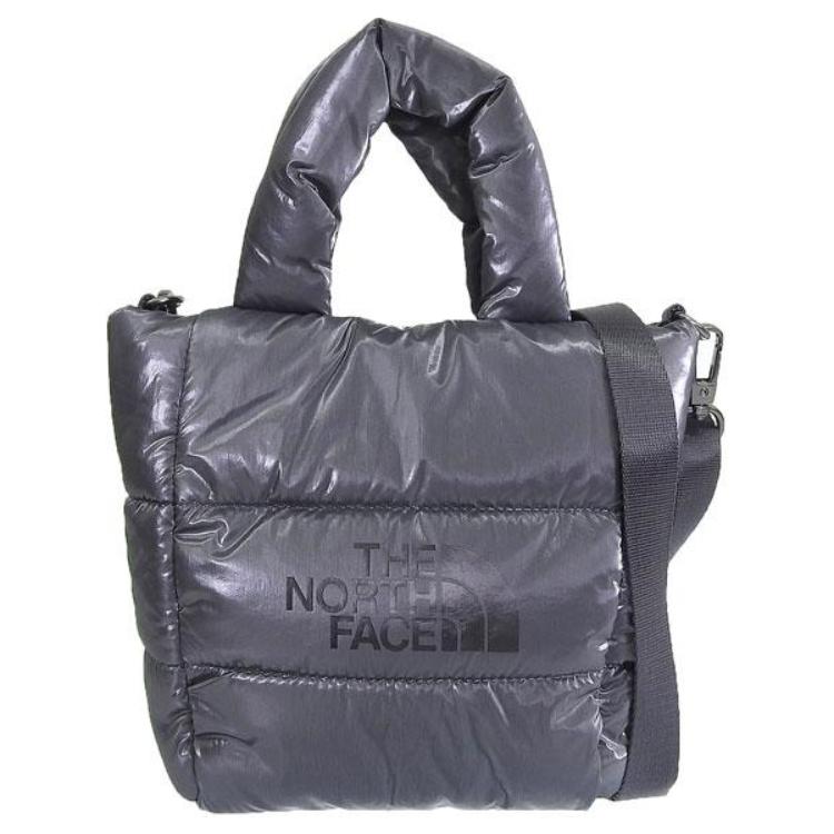 The North Face 2.7L Minimalist Versatile Fashion Tote Bag Outdoor Unisex bags Silver-Gray NN2PQ59L-SVG Silver Gray