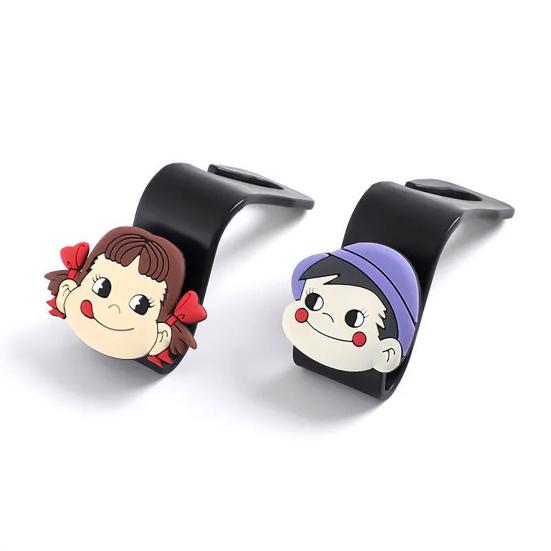 Convenient Car Hook Easy Installation PP Multifunctional Cute Car Seat Hanger for Auto