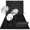 Day and Night - Day and Night Photo Studio Kit with Lights and Background Set