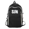 Schoolbag Japanese simple and fashionable backpack 1011 summer new middle school schoolbag college student college style alphabet backpack