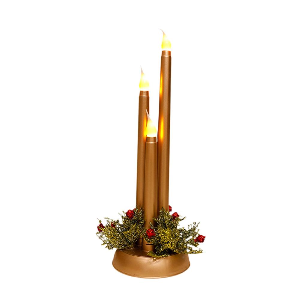 Candles for Christmas, Party Decorations, 12 Inch Flameless Taper Candle