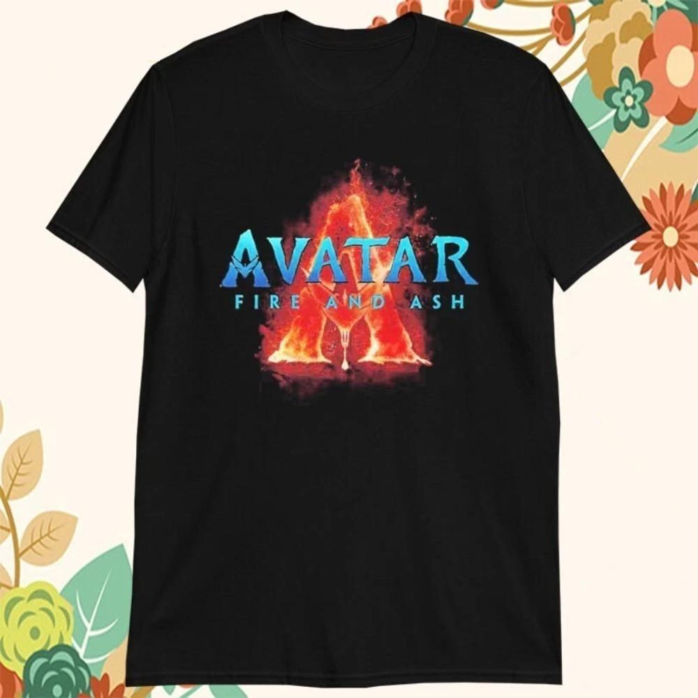 Avatar Band Fire And Ash Logo 2025 Black Cotton T Shirt Full Size S-5XL