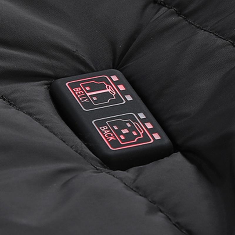 15-Zone Smart Heated Cotton Vest for Men and Women