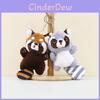 Sweet Raccoon Plush Keychain Adorable Stuffed Panda Doll Perfect For Travel