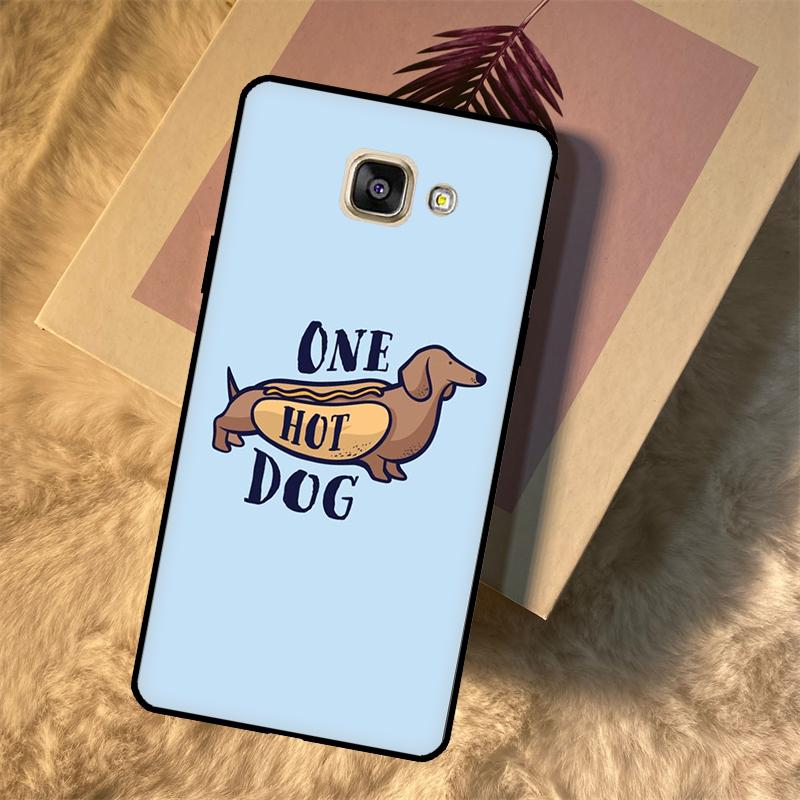 Dachshund Dog Cover For Samsung Galaxy A6 A7 A8 A9 J8 J4 J6 Plus 2018 J7 J5 J3 2016 A5 A3 2017 Back Case