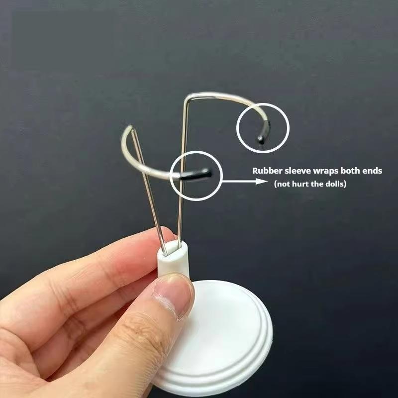 Non-Toxic Doll Standing Base Stand Holding Bracket For Macaron 1St And 2Nd Gernations Dolls Accessories For Collectors