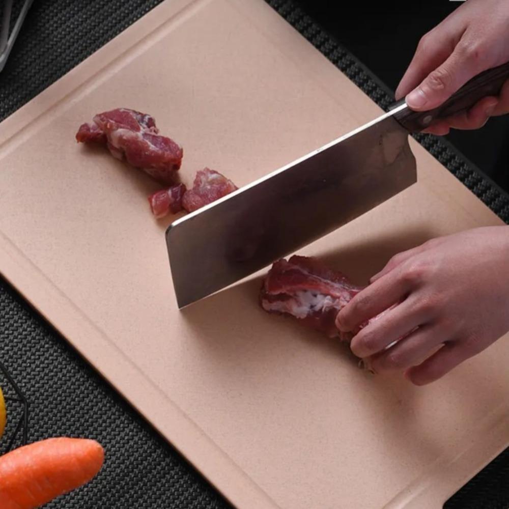 Double-sided Stainless Steel Cutting Board Cut Vegetables Meat Mildew-proof Chopping Board Easy Clean Anti-mold