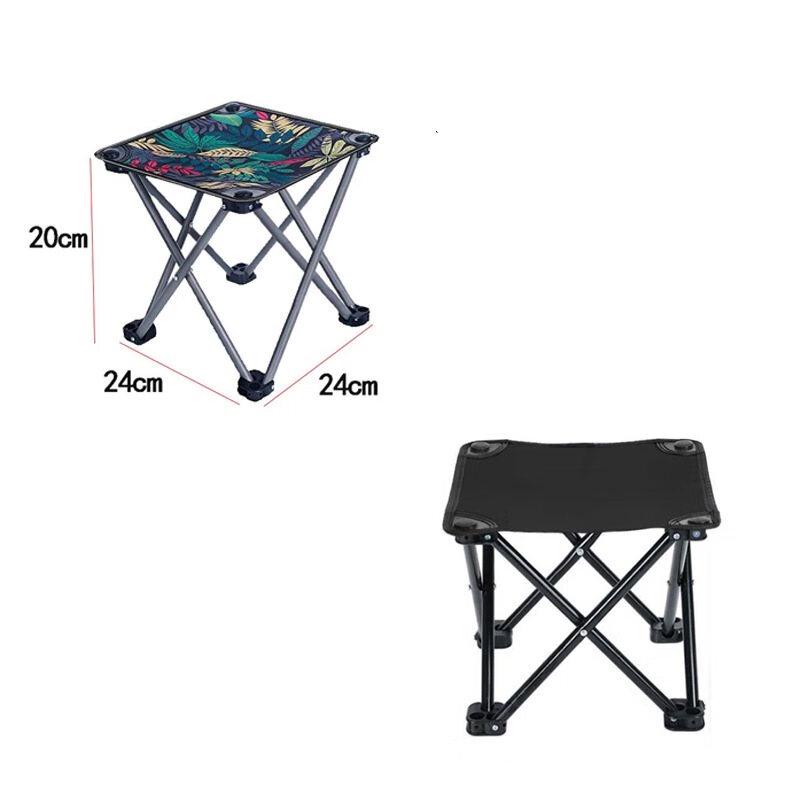 ZISIZ Portable Foldable Camping Stool (3-Pack)